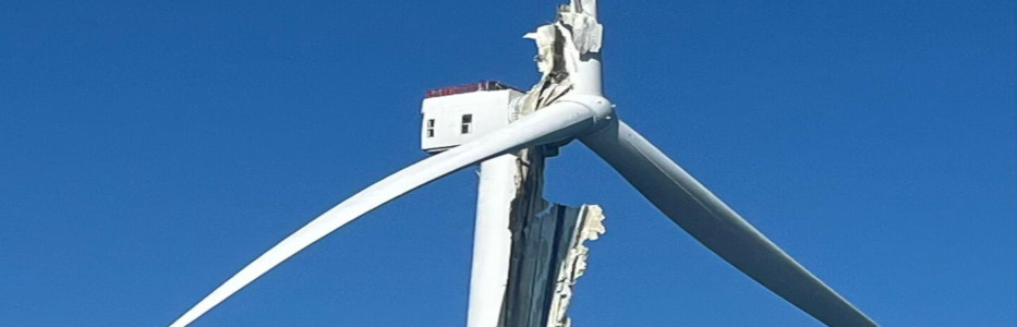 Explosions destroy blades and cripple wind turbine in Victoria